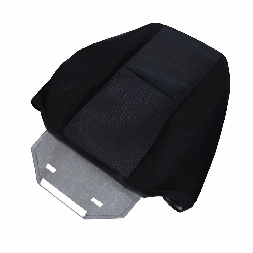 4x Front Cloth Seat Cover Black For 2007-2014 Chevy Silverado 1500