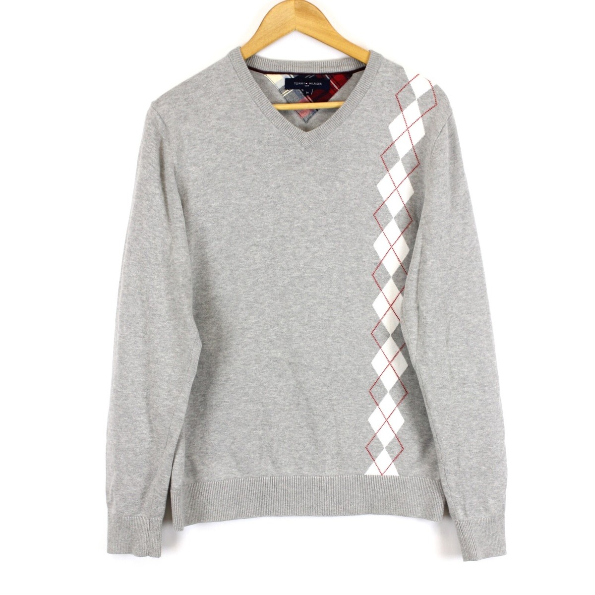 V Ausschnitt Herren Strickpullover Baumwolle Golf Sweater Herren