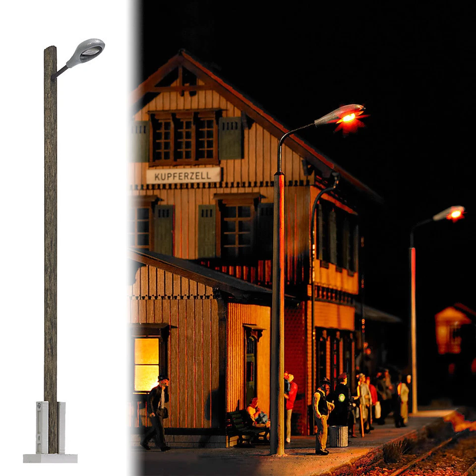 Busch 4134 Lampe mit Holzmast H0