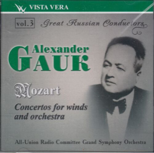 Great Russian Conductors vol.3 Alexander Gauk Mozart concertos for winds CD neuf - Photo 1/2