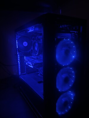 Custom Built Gaming PC ( 1TB SSD, AMD Ryzen 5 3600, Rx550 OC) Desktop - Black