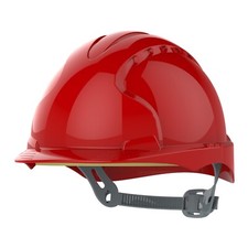 Image of JSP EVO®2 MK2 EVOLUTION VENTED Safety Helmet - Slip Ratchet - Red