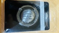 Pikes Peak  - Bench Mark - Commemorative Collectible Coin