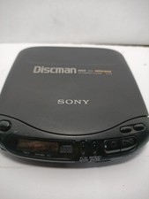 Sony Discman Portable CD Player – Powers On–Spins Disc–No Playback–Spares/Repair