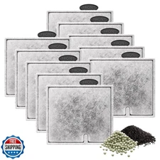 10 Pack Medium Filters Cartridges Compatible with Aqueon Fish Tank Filter Car