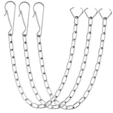 -Pack Universal Toilet Flapper Chain Replacement Kit - Stainless Steel Lift 3