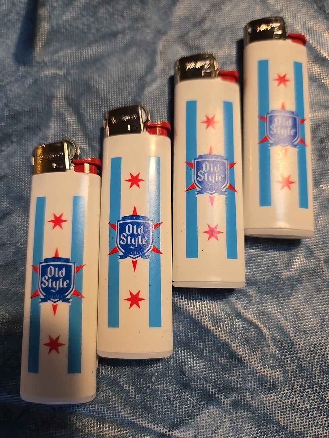 S Lot Of 4 Old Style Beer Advertising
