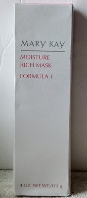 Mary Kay Moisture Rich Mask Formula 1 Dry & Normal Skin Unscented 4 oz 111g
