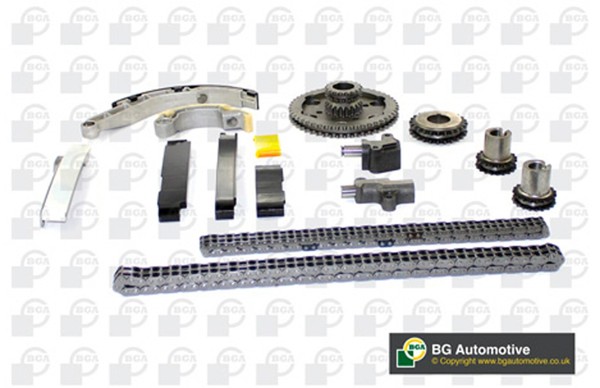 BGA Steuerkettensatz TC0290FK FüR Almera P12 Trail Nissan N16 Primera T30 1 2-image