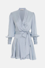 zimmermann Silk Wrap Mini Dress size 2