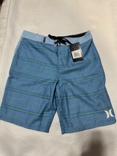 Boys Hurley Board Shorts New With Tags Blue/yellow Size 12/26