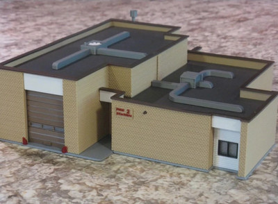 1:87 HO Scale 3D Printed Fire Station Fort Smith Arkansas Model Building Kit