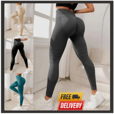 Women Anti-Cellulite Yoga Pants Push Up Tik Tok Leggings Bum Butt Lift Sport Gym
