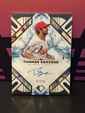 2025 Topps Diamond Icons Thomas Saggese 1/15 Rookie On Card Auto