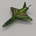 Mattel Hot Wheels Green Airplane Diecast Toy Hot Birds Sky Scraper Plane 1970