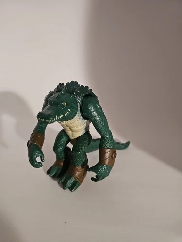 Teenage Mutant Ninja Turtles Leatherhead Crocodile Action Figure Vintage Playmat