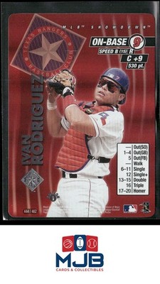 2001 MLB Showdown 1st Edition Ivan Rodriguez #444 Texas Rangers