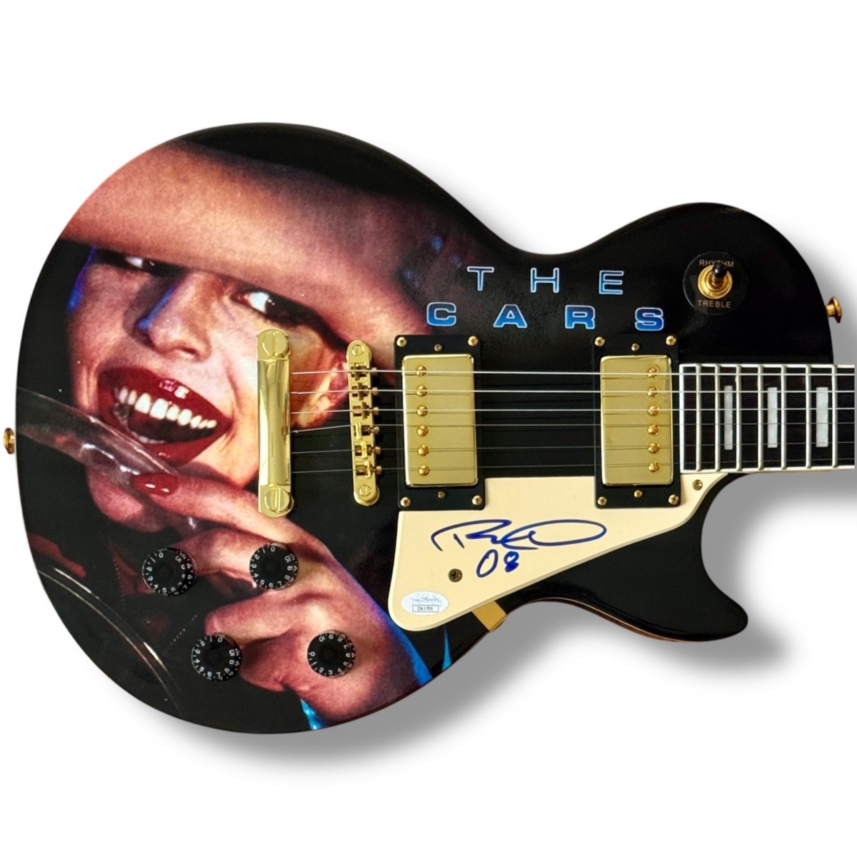 Ric Ocasek Signed Guitar Custom Graphics JSA COA The Cars Just