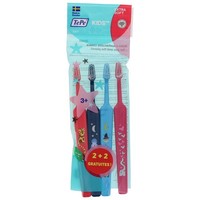 TePe Kids Extraweiche ZahnbüRste 2Er-Pack + 2Er-Angebot Sind HandzahnbüRsten, Di