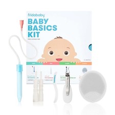 Kit b sico Frida Baby 6 piezas con aspirador nasal, limas, Windi y cepillo