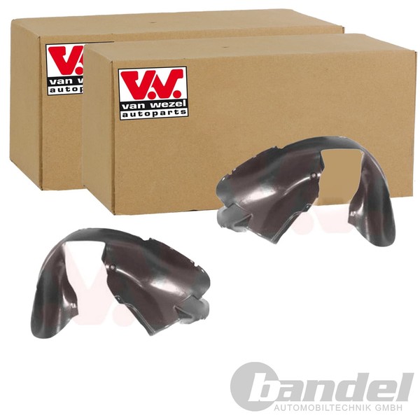 2X VAN Wezel Radhausschale Vorne Passend FÜR VW Caddy Touran InnenkotflÜGel-image