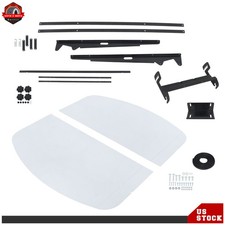 Tractor Tuff Top Canopy 52"×52" For 2" x 2" or 2" x 3" Rops White Mower Umbrella