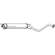 BOSAL 285-409 Mittelschalldämpfer Schalldämpfer für OPEL VECTRA B (36)