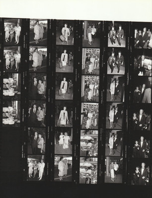Contact Photo Sheet & Negatives Allen Jayne Meadows Diller Burnett Hurt Matlin