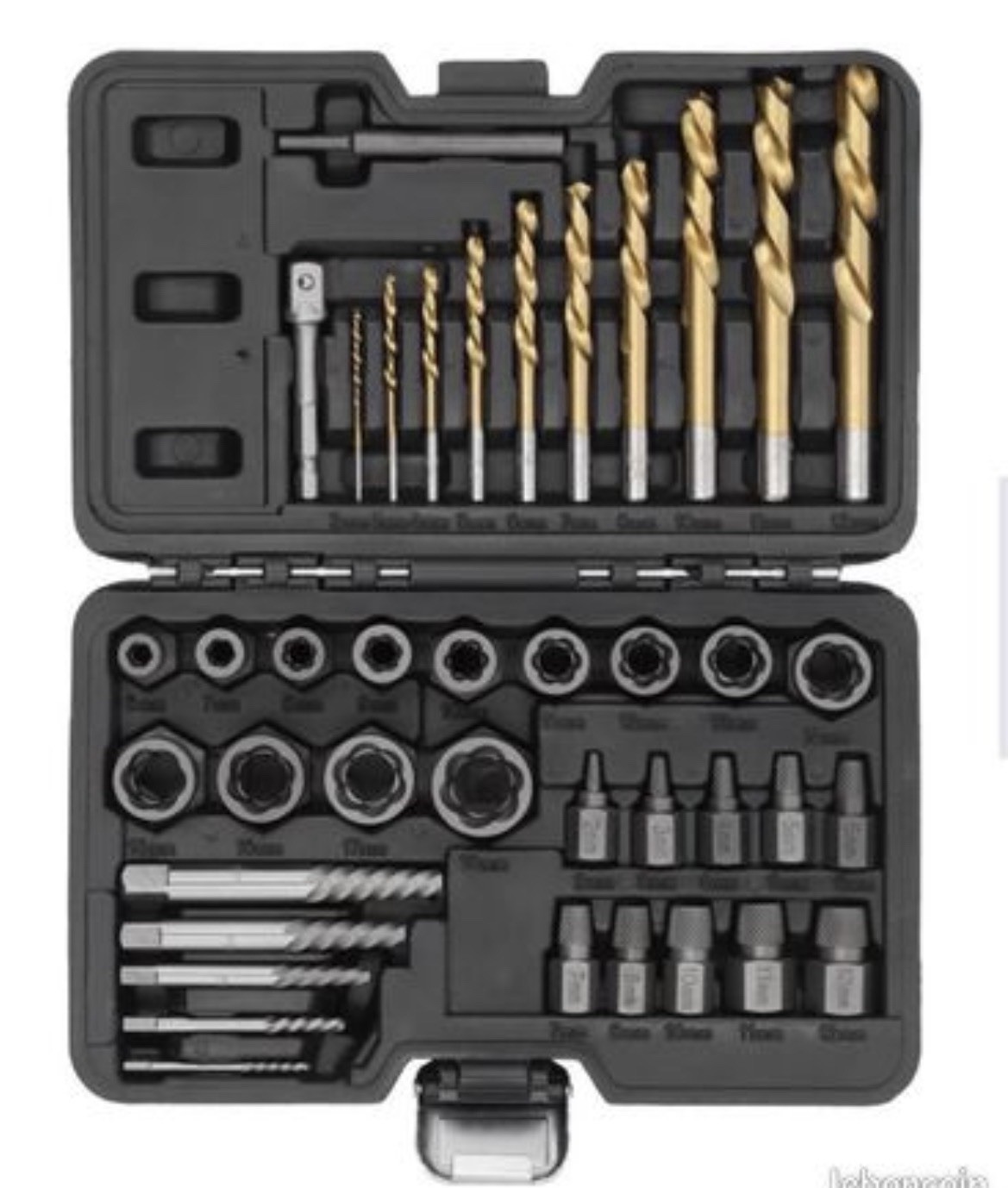 Kit universel de fixation YATO YT-05894 de haute précision en nylon noir 40 PCS