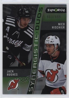 2023 Synergy Synergistic Duos Star-Star 983/999 Jack Hughes Nico Hischier 1kx2