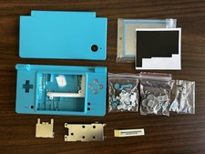 Housing Shell for Nintendo DSi System Shell Screen lens Replacement light blue