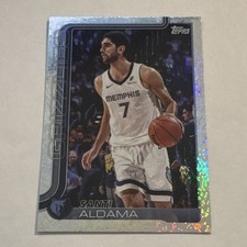 Topps 2025-26 Series Santi Aldama #187 Memphis Grizzlies Basketball Sandglitter