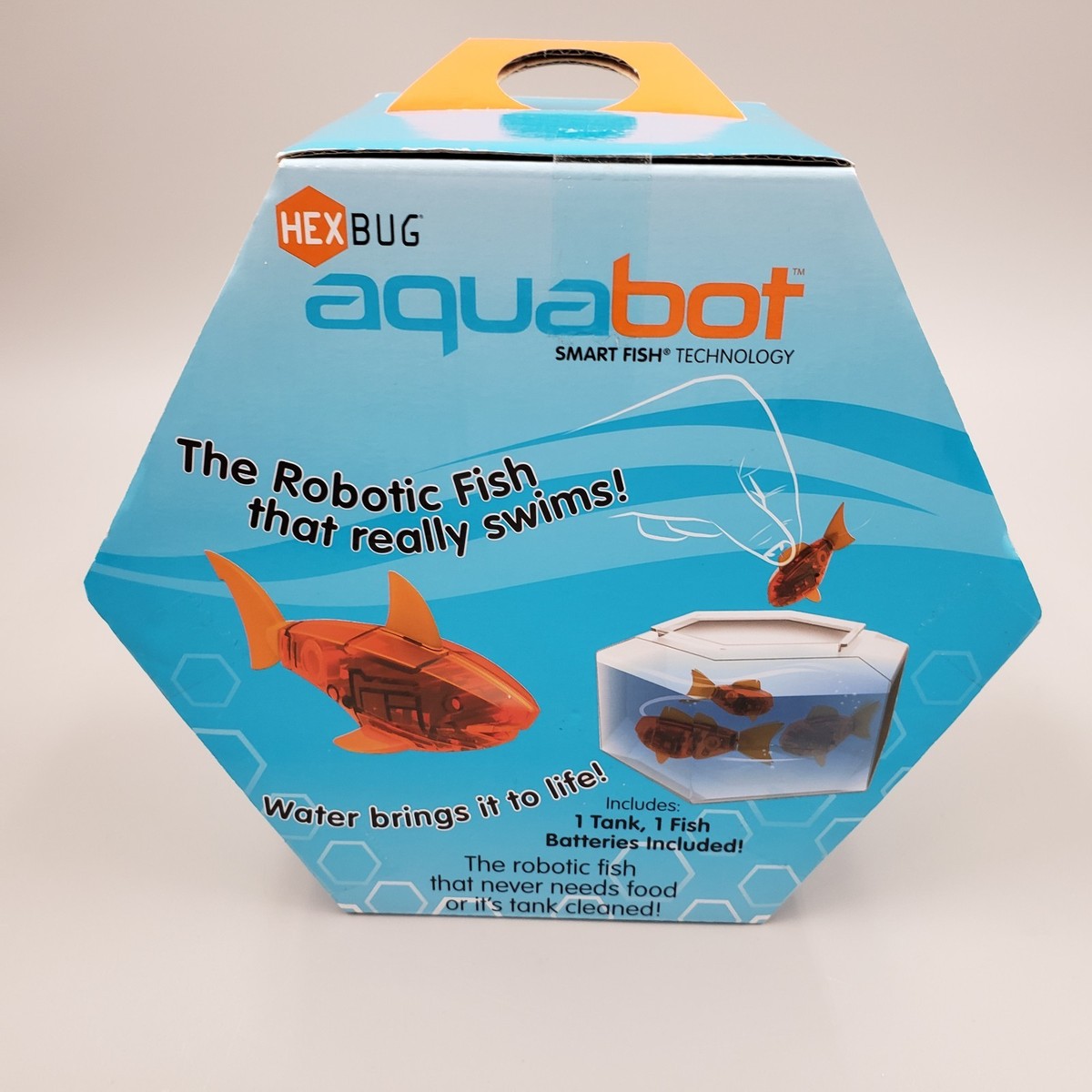 Hexbug Aquabot Smart Fish Robotic Swimming Blue Shark Fish New | eBay