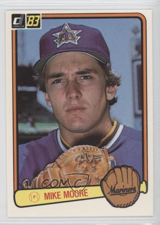1983 Donruss Mike Moore #428 Rookie RC 0c4