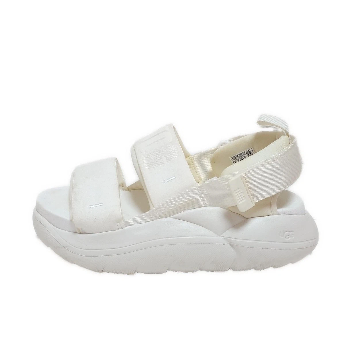 UGG W L.A. originale Cloud Sport Sandalo 1136814 Bianco Fibra Chimica Sandali