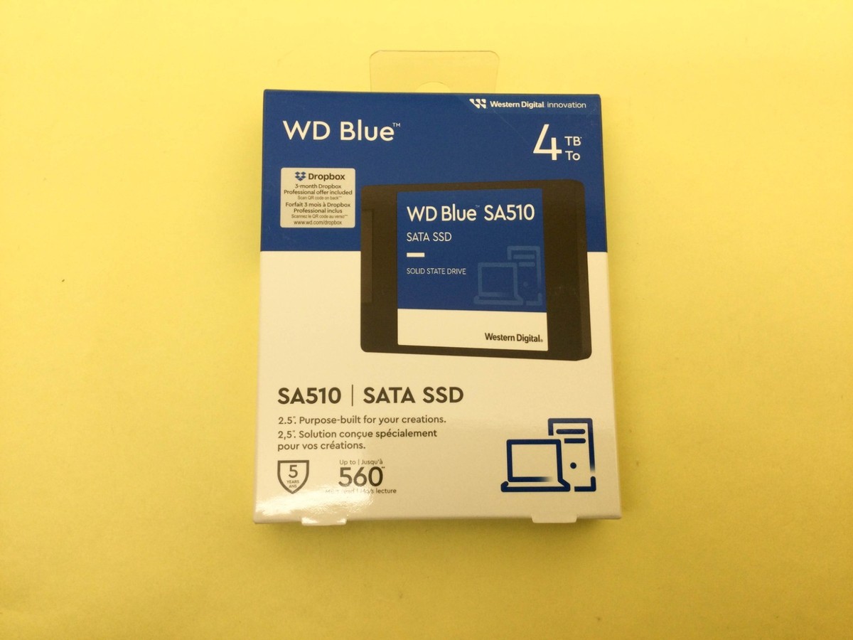 WD Blue SA510 4TB SATA SSD 2.5インチ 4TB WD Blue SA510 SATA SSD 2.5”/7mm Cased | Sandisk