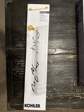 Kohler Cursiva 18" Towel Bar in Vibrant Brushed Moderne Brass K-R26687-2MB - NEW