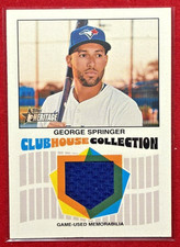 2026 Topps Heritage Clubhouse Collection George Springer #CCR-GS (MEM) (735)
