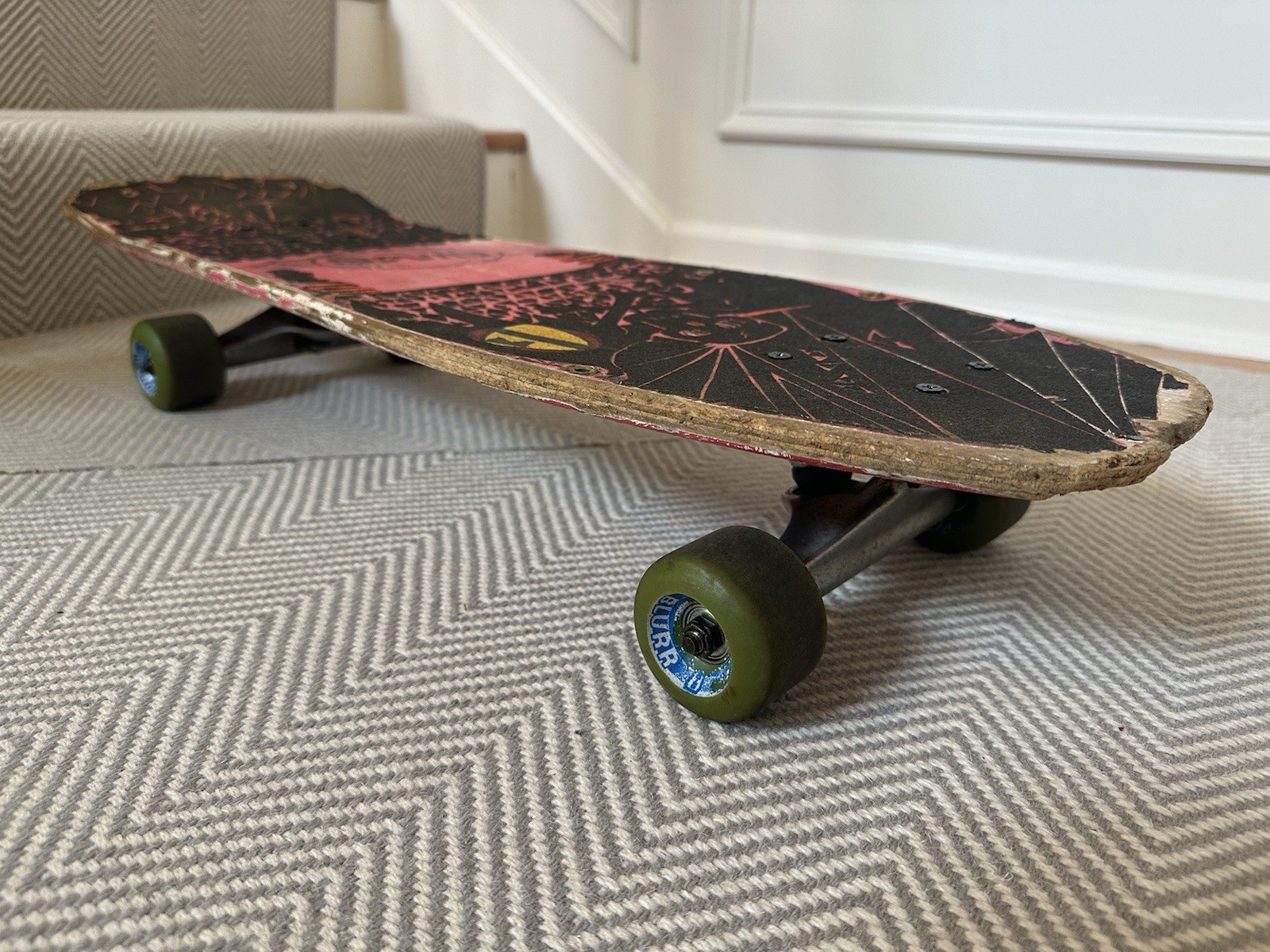 Sims Pro Steve Rocco Vintage Skateboard
