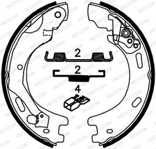 Mâchoire de frein Land Rover RANGE ROVER SPORT