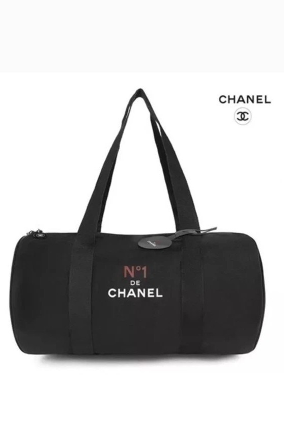 New Chanel N°1 Boston Duffle Bag Black Travel Gym Tote