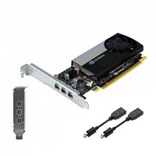 NVIDIA T400 Grafikkarte, 2 GB, GDDR6 (3x mDP inkl. 2x DP Adapter + high profile)