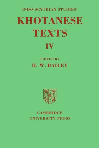 Khotanese Texts by Bailey, Walter  New 9780521119092 Fast Free Shipping<-