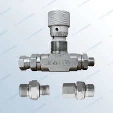 3/8" L08 -Hydraulic Flow Control Valve - STB-G3/8 - Mini Excavator - AGT - USA