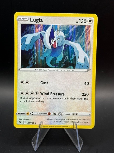 Pokemon TCG Lugia 132/185 Swsh04: Vivid Voltage Holo NM/LP