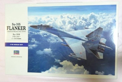 Hasegawa 1:72 Su-35S Flanker E44 Russian Air Force Multipurpose Fighter Plastic