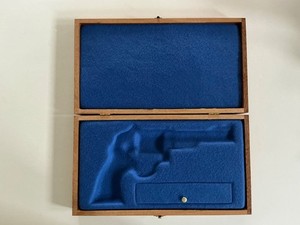 Original Smith Wesson Mahogany Wood Presentation Case Box 6