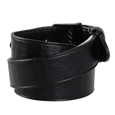 Oakley Ellipse Belt Synthetic leather PU logo buckle color Black Oakley Ellipse Belt Synthetic leather PU logo buckle color Black