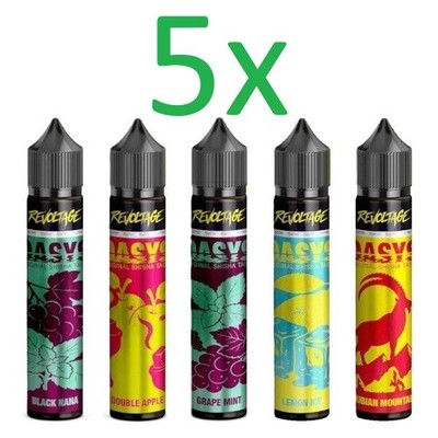 5 x Revoltage OASYS Longfill Aroma je 8ml Konzentrat für je 60ml E-Liquid
