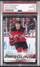 2019 UPPER DECK EXCLUSIVES #201 JACK HUGHES ROOKIE RC 064/100 PSA 10